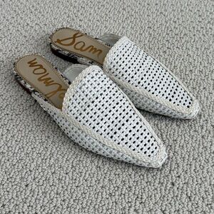 Sam Edelman Elva Woven Slip On Mules